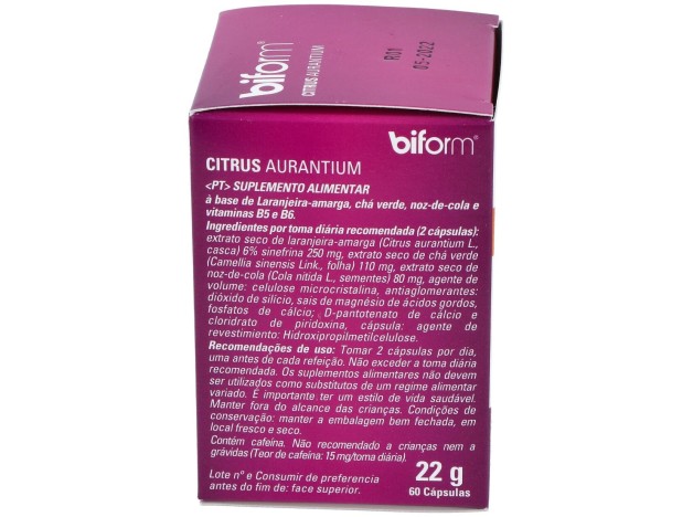 Biform Citrus Aurantium Quemagrasas 60Cáps