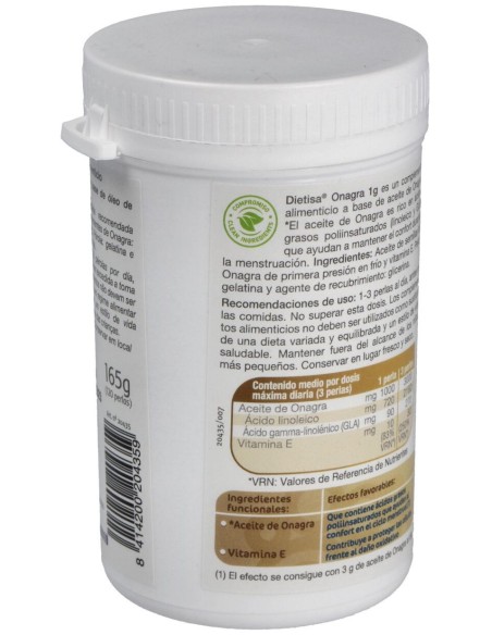 Dietisa Omega 6 Onagra 120Perlas