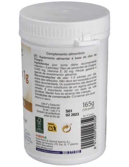 Dietisa Omega 6 Onagra 120Perlas