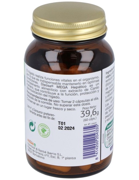 Dietisa Mega Hepático 60Cáps