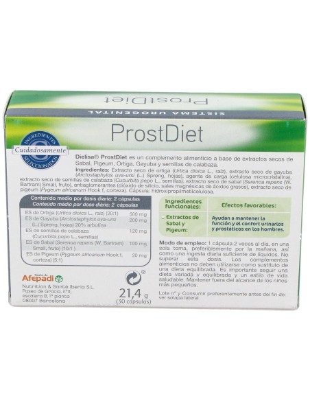Dietisa Prostdiet
