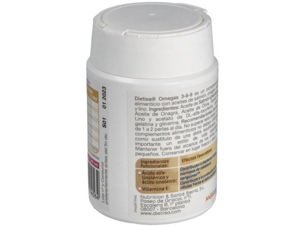Dietisa Omega 3-6-9 60 Perlas