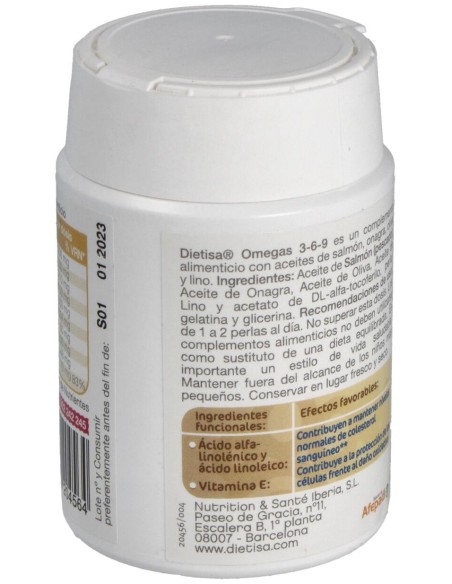 Dietisa Omega 3-6-9 60 Perlas