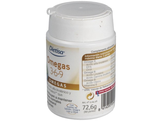 Dietisa Omega 3-6-9 60 Perlas