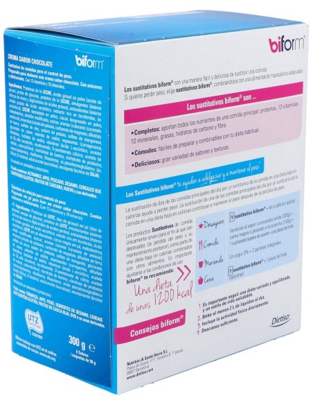 Dietisa Natillas Chocolate Sustitutivas Biform 6 Sobres