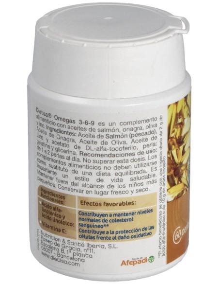 Dietisa Omega 3-6-9 60 Perlas