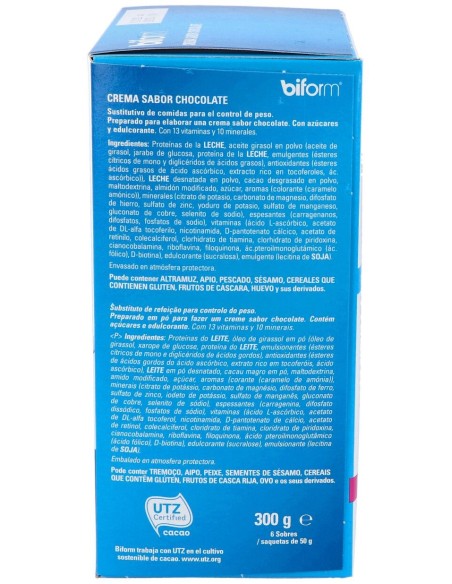 Dietisa Natillas Chocolate Sustitutivas Biform 6 Sobres