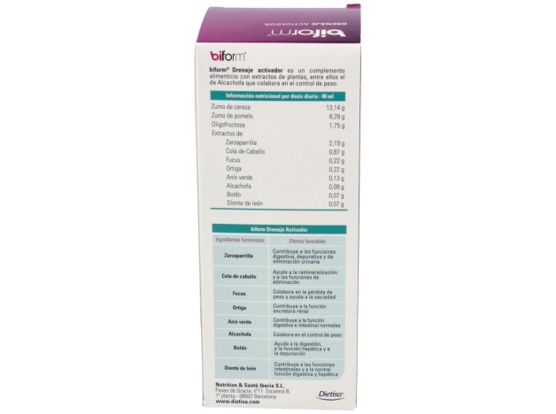 Biform Drenaje Activador 250Ml