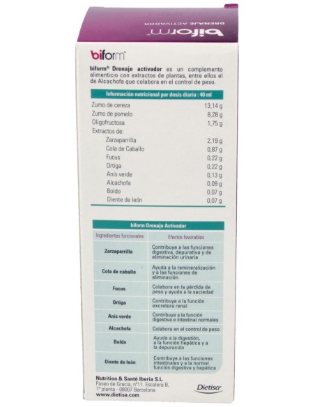 Biform Drenaje Activador 250Ml