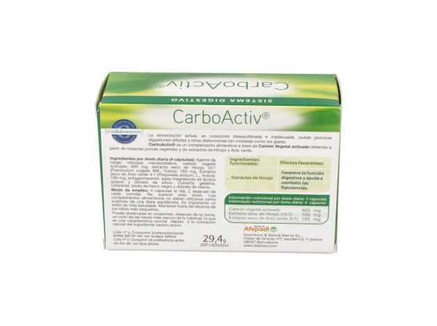 Dietisa Carboactiv 60Cáps