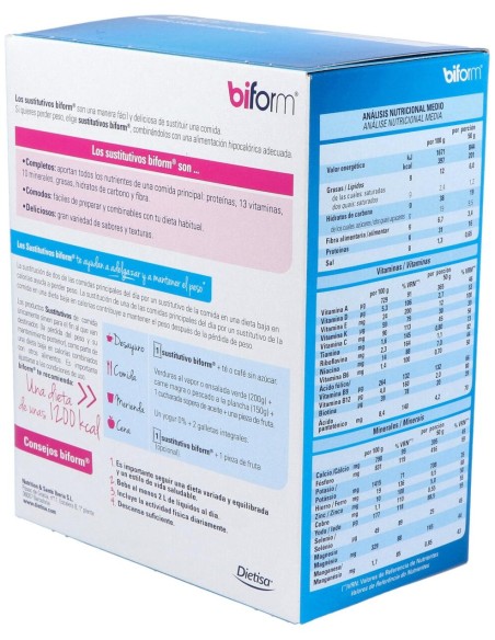 Dietisa Natillas Chocolate Sustitutivas Biform 6 Sobres