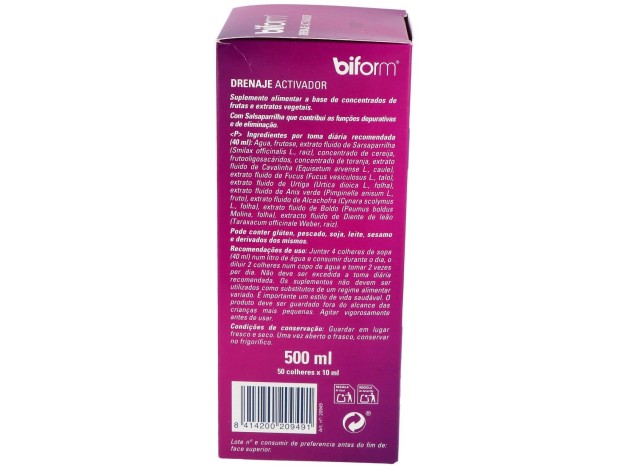 Biform Drenaje Activador 500Ml
