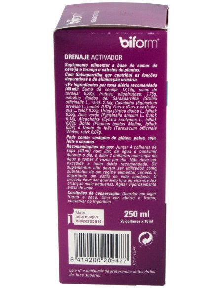 Biform Drenaje Activador 250Ml