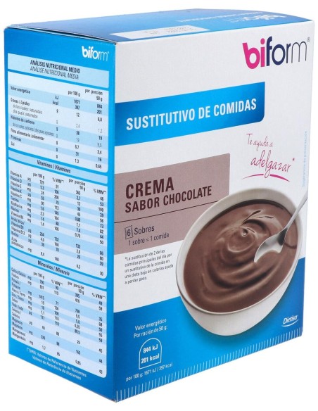 Dietisa Natillas Chocolate Sustitutivas Biform 6 Sobres