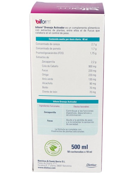 Biform Drenaje Activador 500Ml