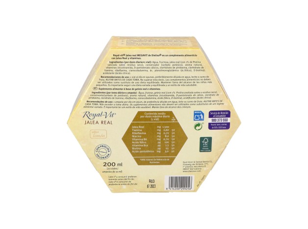 Dietisa Jalea Real Royalvit Mega-Total 20 Viales
