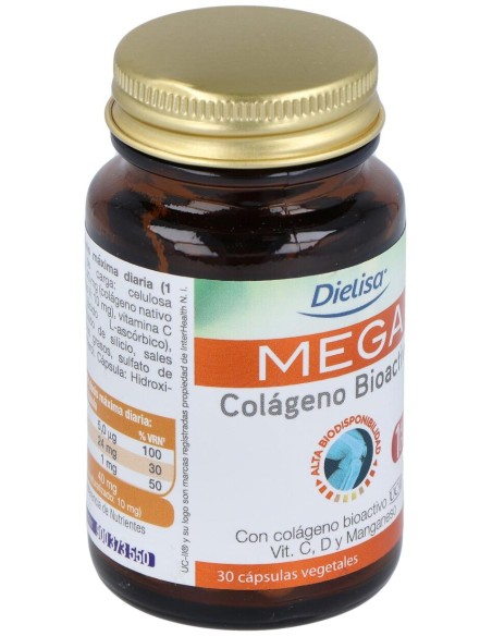 Dietisa Mega Colageno Bioactivo 30 Cáps