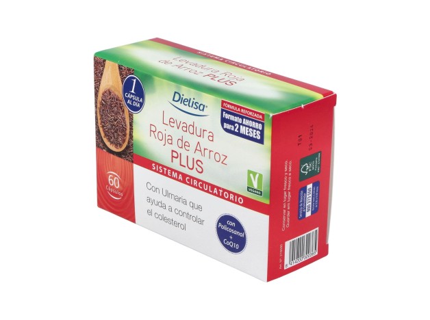 Levadura Roja De Arroz Plus 60Cap.