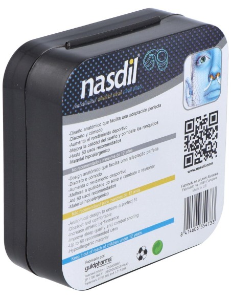 Nasdil Fusion Dilatador Nasal Deporte Ronquido 1Ud