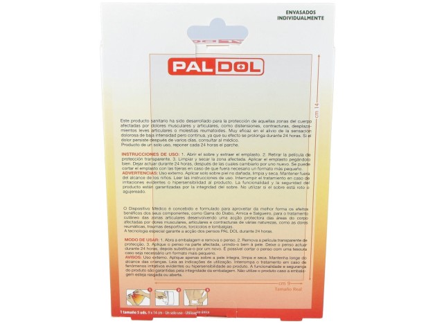 Parche Alivio Dolor Estuche De 5 Parches
