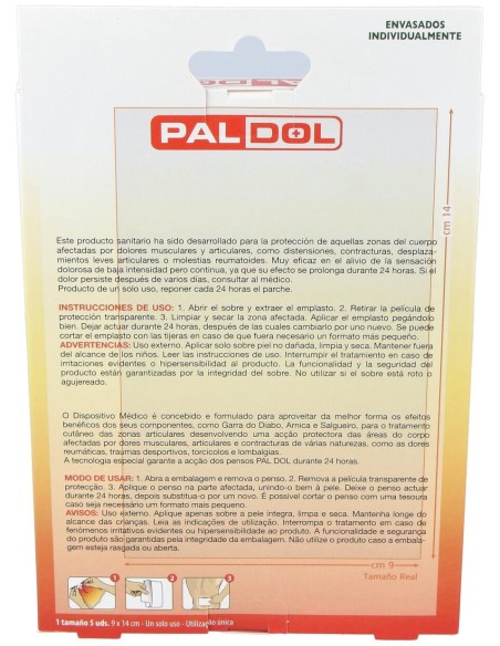 Parche Alivio Dolor Estuche De 5 Parches
