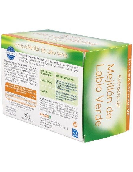 Mejillon De Labio Verde (Gemiflor Super) 84Cap