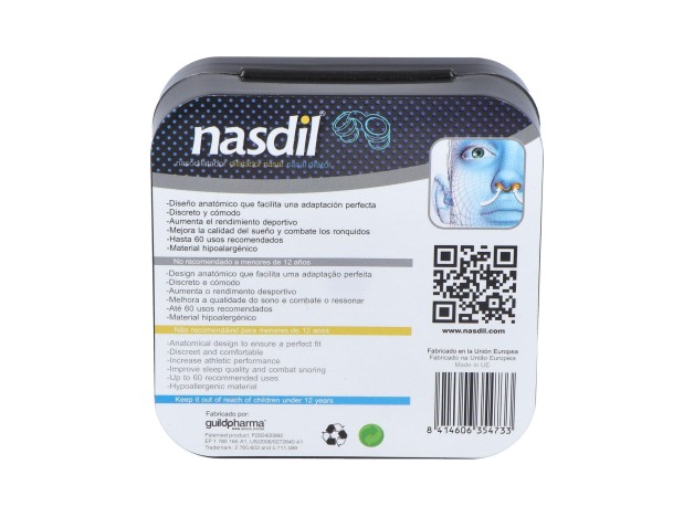 Nasdil Fusion Dilatador Nasal Deporte Ronquido 1Ud