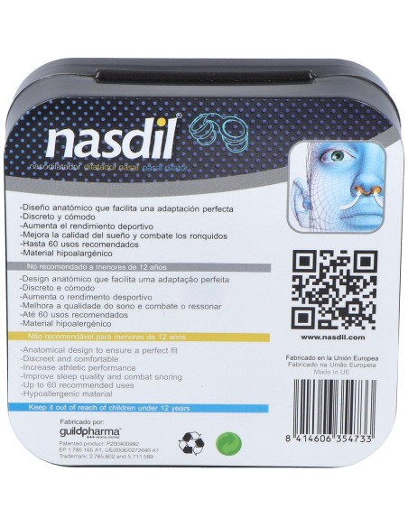 Nasdil Fusion Dilatador Nasal Deporte Ronquido 1Ud