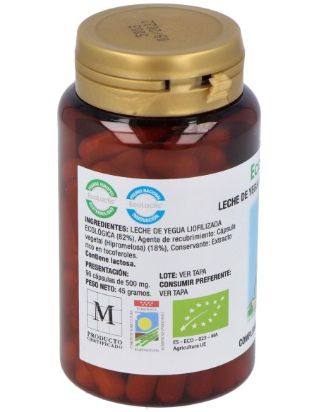 Leche De Yegua Liofilizada Eco 90Cap.