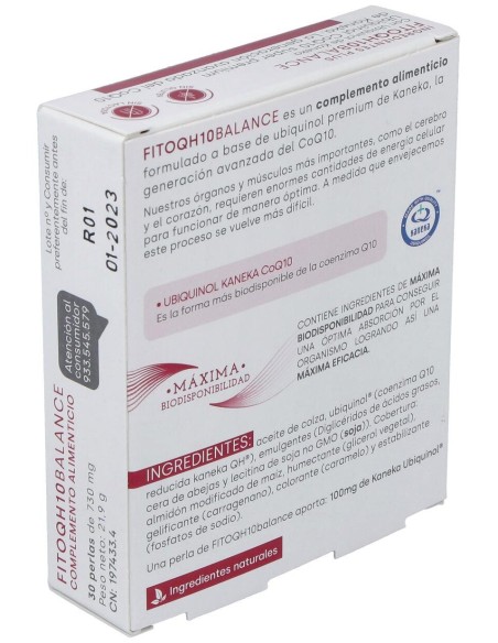 Fdb Fitoqh10 Balance Ubiquinol 30Caps