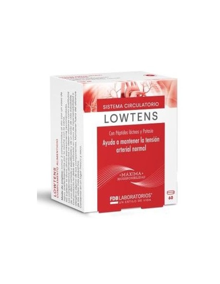 Lowtens Peptidos Lacticos 60Comp.