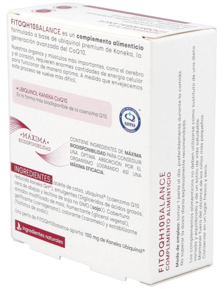 Fitoqh10 Balance Ubiquinol 60Cap.
