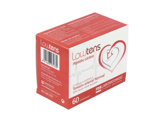 Lowtens Peptidos Lacticos 60Comp.