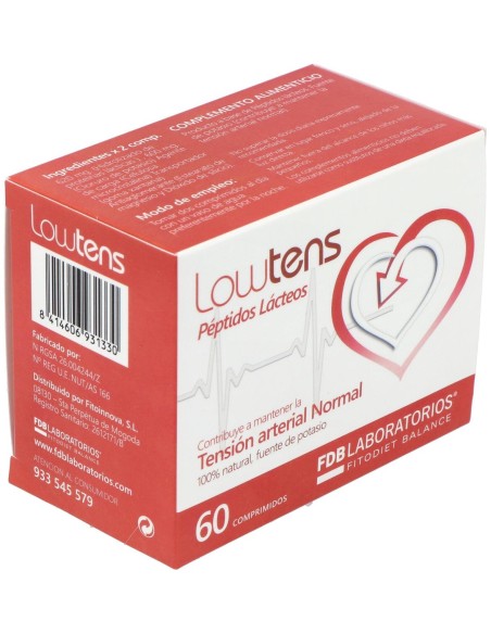 Lowtens Peptidos Lacticos 60Comp.