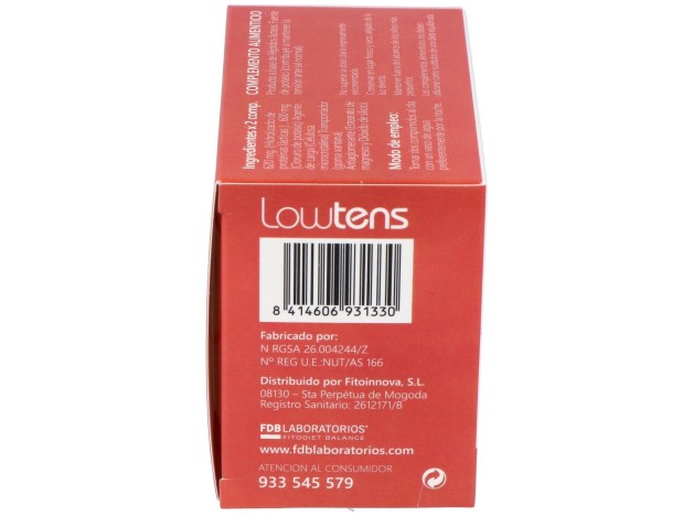 Lowtens Peptidos Lacticos 60Comp.