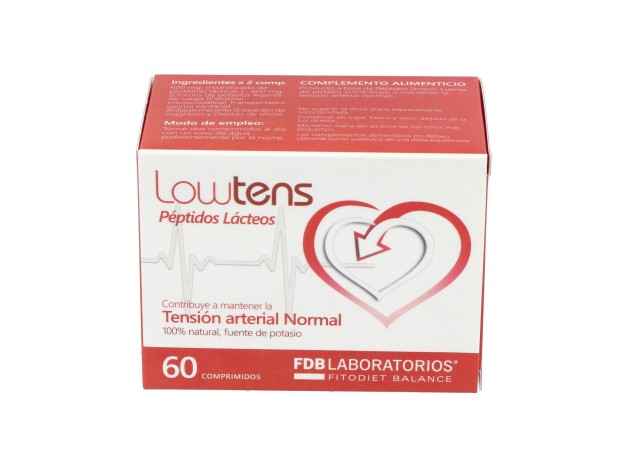 Lowtens Peptidos Lacticos 60Comp.