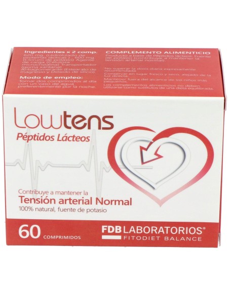 Lowtens Peptidos Lacticos 60Comp.