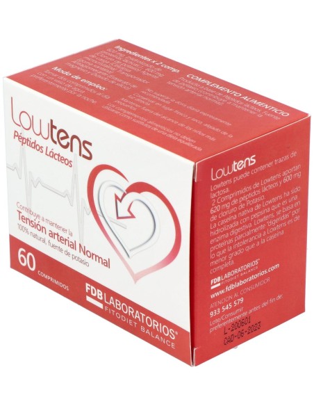 Lowtens Peptidos Lacticos 60Comp.