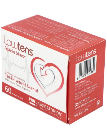 Lowtens Peptidos Lacticos 60Comp.