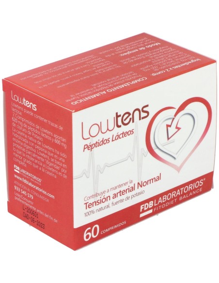 Lowtens Peptidos Lacticos 60Comp.