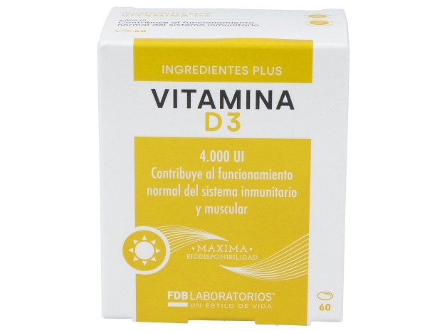 Fdb Vitamina D3 4000Ui 60 Perlas