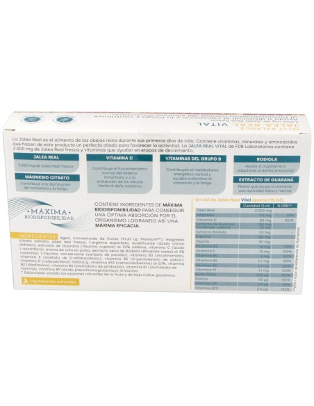 Jelly Balance Vital Jalea Real 20Viales