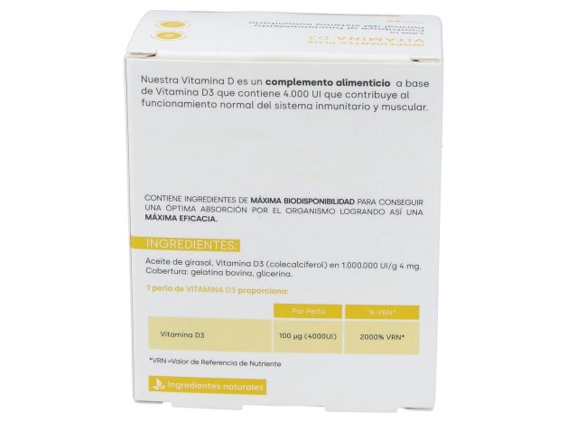 Fdb Vitamina D3 4000Ui 60 Perlas