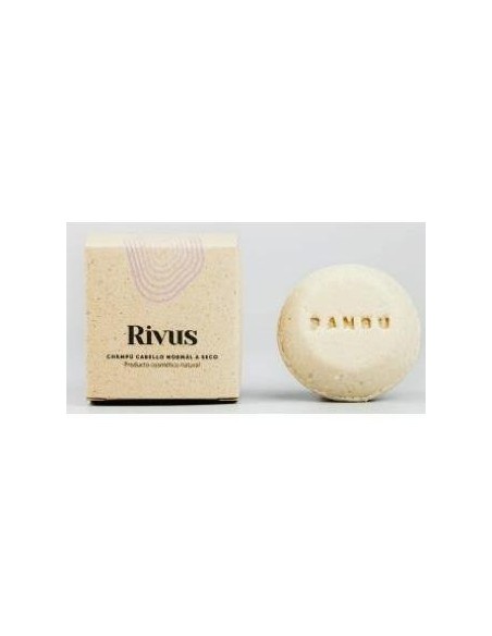Rivus Champu Solido Cabello Normal-Seco 75G Eco