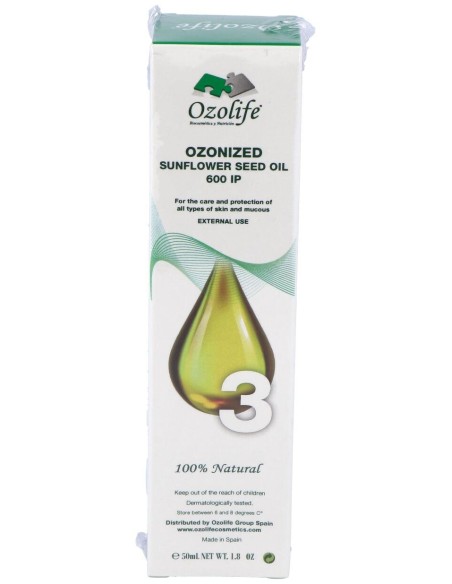 Aceite Girasol Ozonizado 600Ip Airless 50Ml.