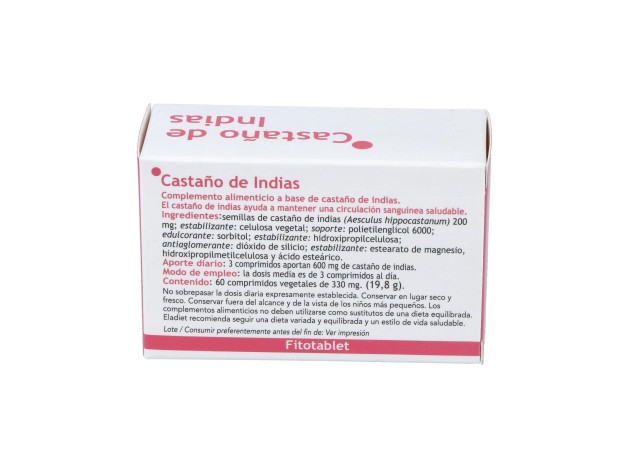 Fitotablet Castaño De Indias 60Comp.