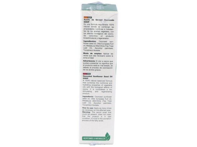 Aceite Girasol Ozonizado 600Ip Airless 50Ml.