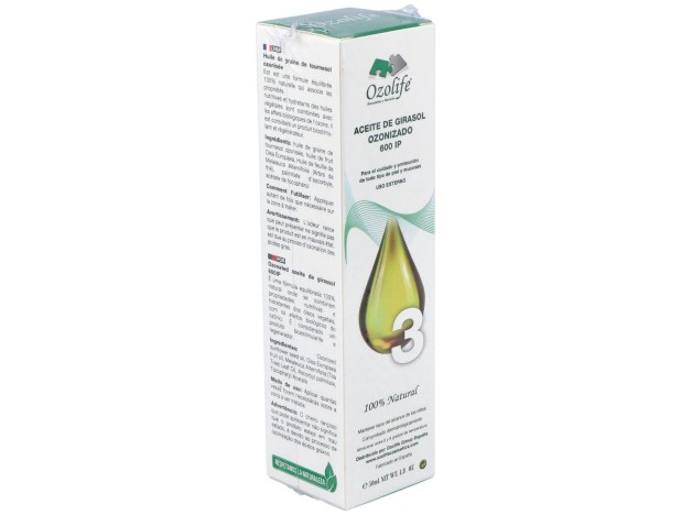 Aceite Girasol Ozonizado 600Ip Airless 50Ml.