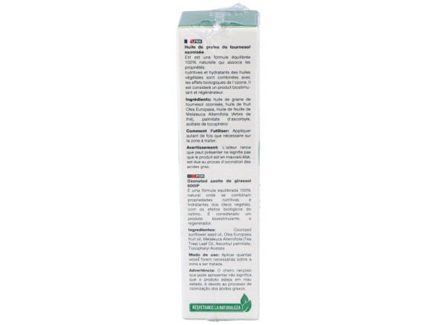 Aceite Girasol Ozonizado 600Ip Airless 50Ml.