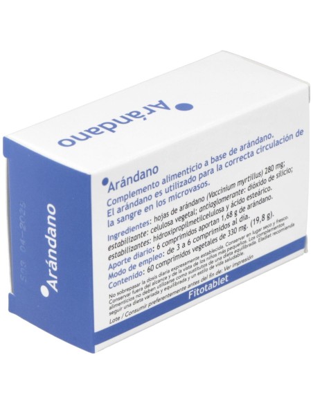 Fitotablet Arandano (Mirtilo) 60Comp